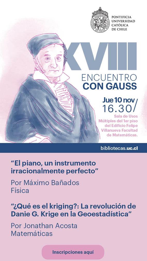 Invitación a  XVIII Encuentro con Gauss